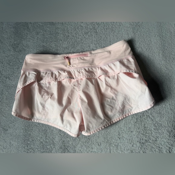 Lululemon Womens Hotty Hot Running
Shorts Pink Athletic Gym Lined Size 10 - Picture 4 of 15